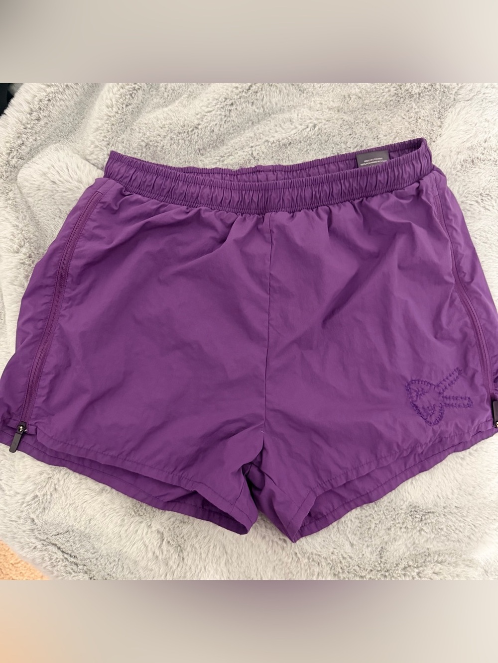 District Vision Nightshade Purple Lightweight Zippered Running Shorts small - Picture 4 of 16